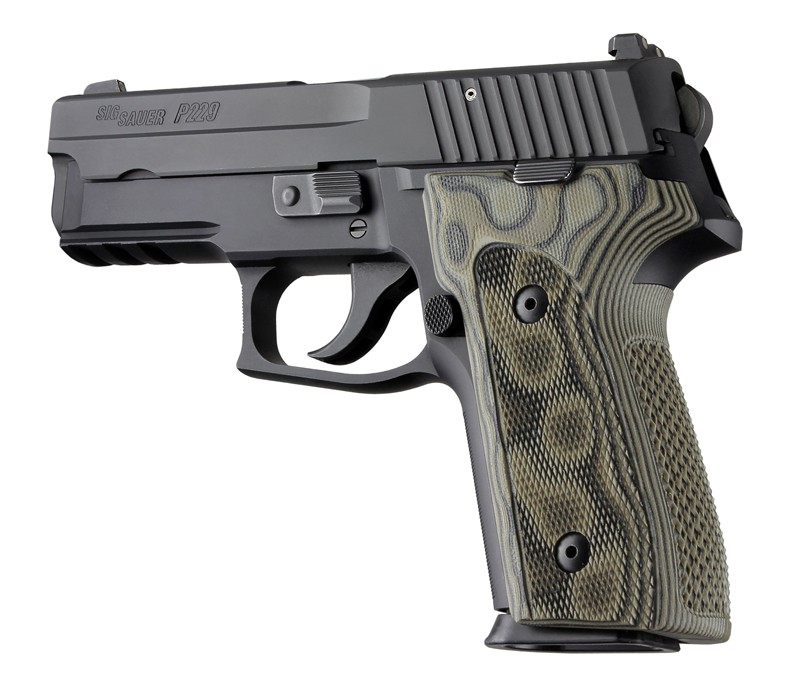 SIG Sauer P228 - P229 DAK Checkered G10 - G-Mascus Green