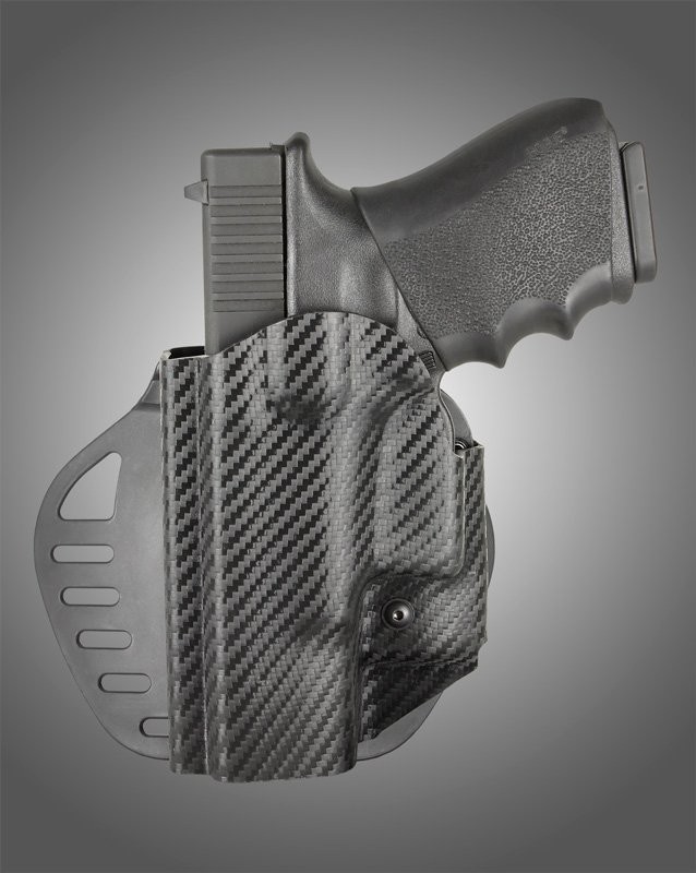 ARS Stage 1 - Carry Holster Glock 18, 19, 23, 25, 32, 38 Left Hand CF Weave