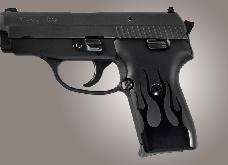 SIG Sauer P239 DAK Flames Aluminum - Black Anodize