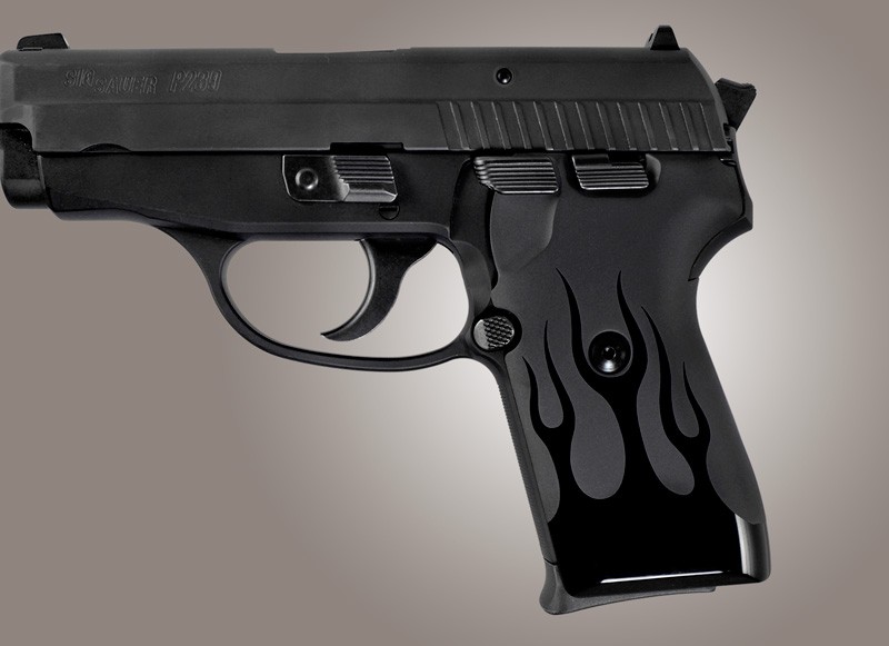 SIG Sauer P239 Flames Aluminum - Black Anodize