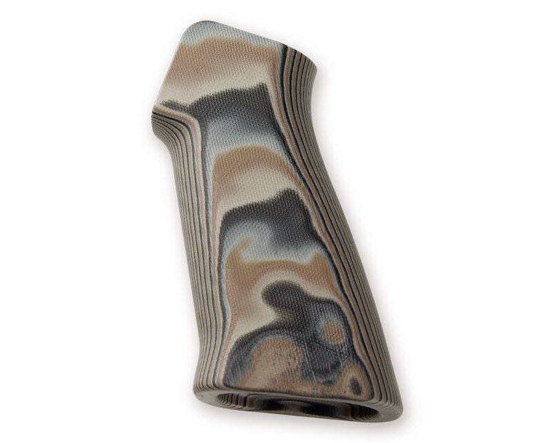 AR15 / M16 No Finger Groove Smooth G10 - G-Mascus Dark Earth 