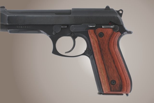 Taurus PT-99 PT-92 PT-100 PT-101 Rose Laminate Safety Only