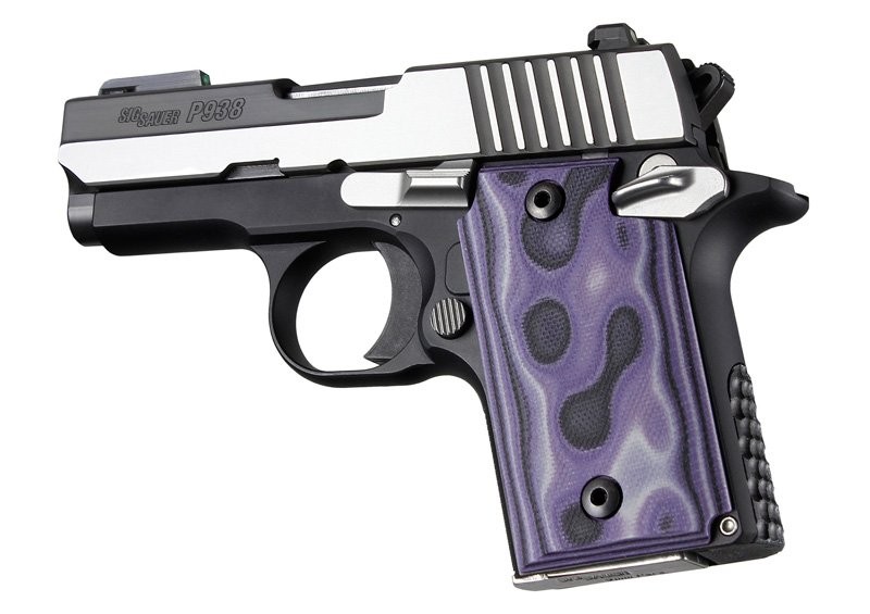 SIG Sauer P938 Ambi Smooth G-Mascus Purple Lava G10