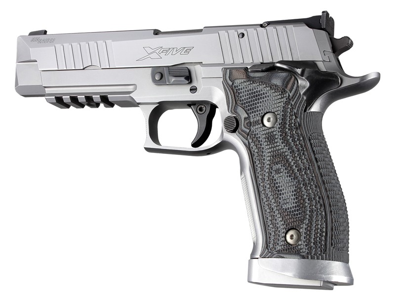 SIG Sauer P226 SAO X5 X6 Piranha Grip G10 - G-Mascus Black/Gray