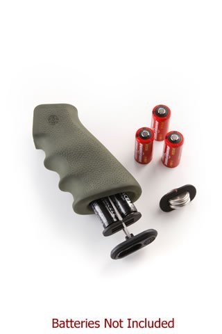 AR-15/M-16 OverMolded Rubber Grip with Cargo Management System Storage Kit OD Green