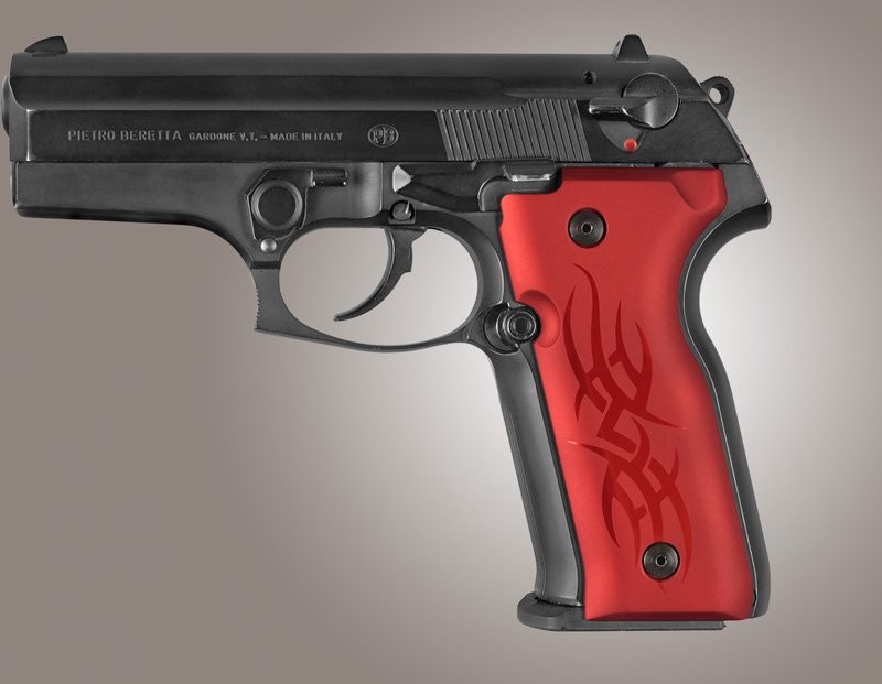 Beretta Cougar 8045 Tribal Aluminum - Red Anodize