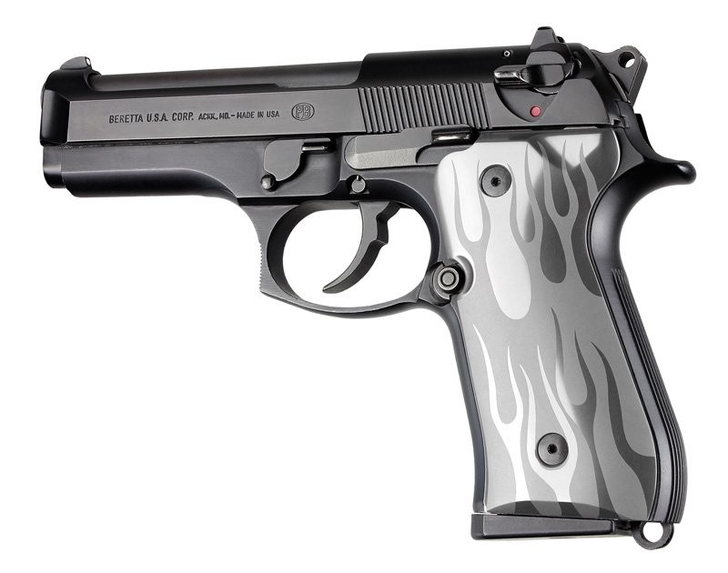 Beretta 92FS Flames Aluminum - Clear Anodize