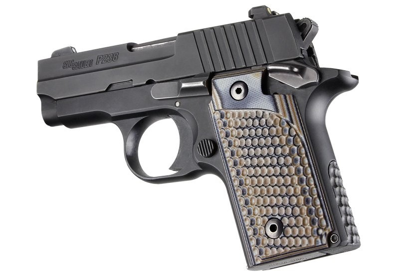 SIG Sauer P238 Piranha Grip G-Mascus Dark Earth G10