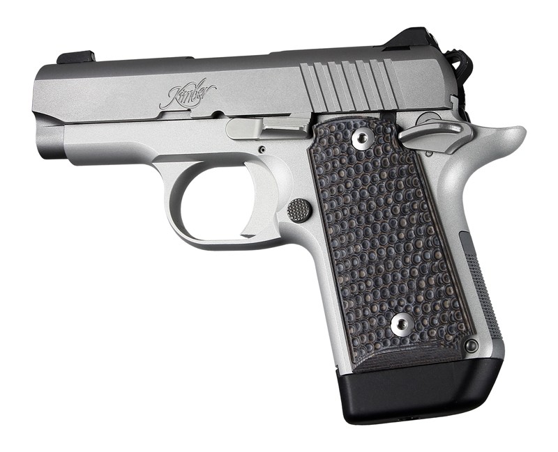 Kimber Micro 9 Ambi Safety Piranha G10 - G-Mascus Black/Grey