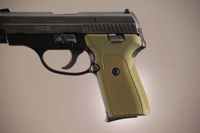 SIG Sauer P239 DAK Checkered Aluminum - Matte Green Anodize