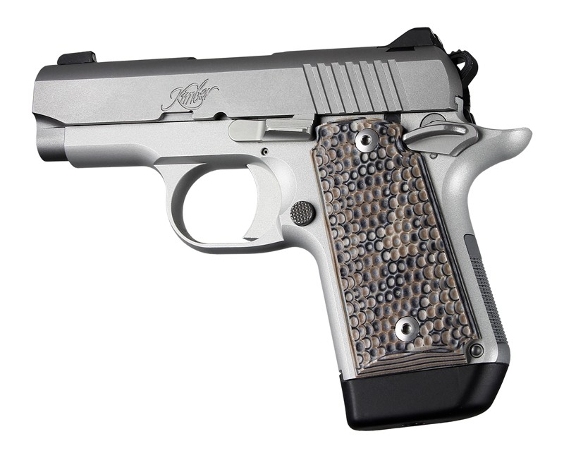 Kimber Micro 9 Ambi Safety Piranha G10 - G-Mascus Dark Earth