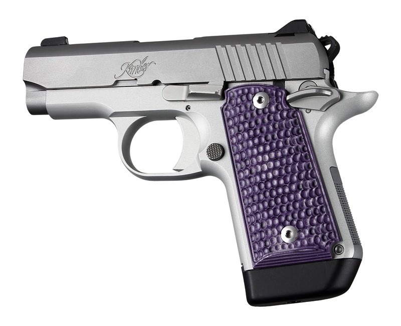 Kimber Micro 9 Ambi Safety Piranha G10 - G-Mascus Purple Lava