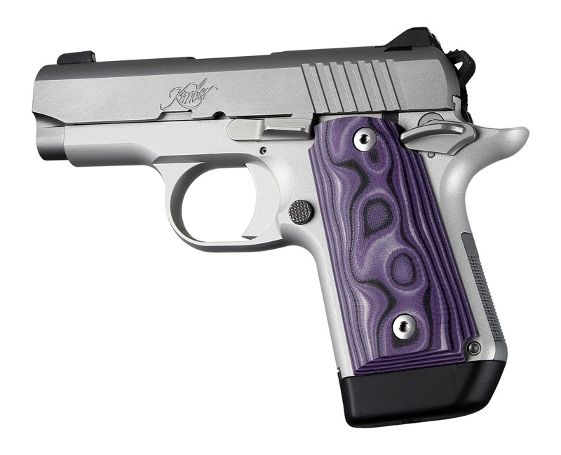 Kimber Micro 9 Ambi Safety Smooth G10 - G-Mascus Purple Lava