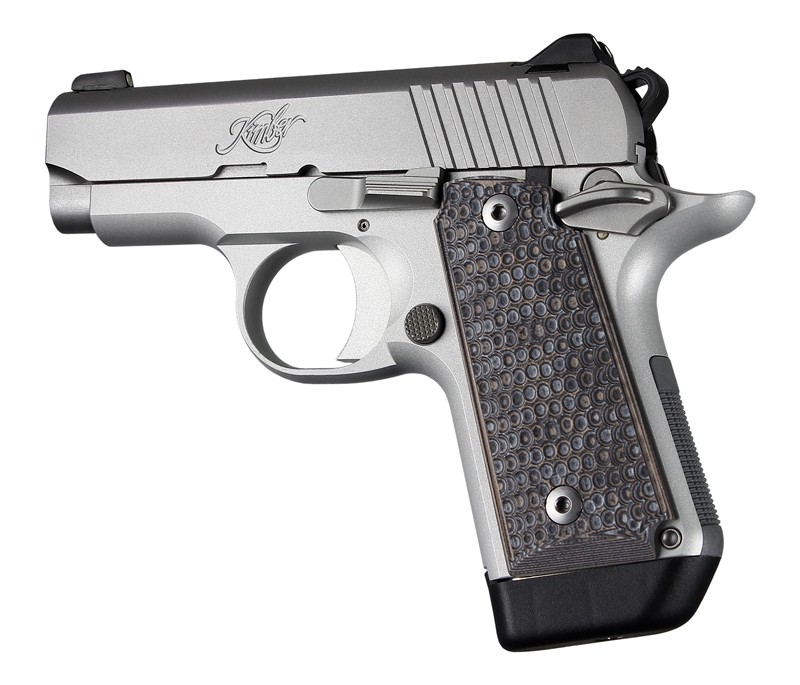 Kimber Micro .380 Ambidextrous Piranha G10 - G-Mascus Black/Grey