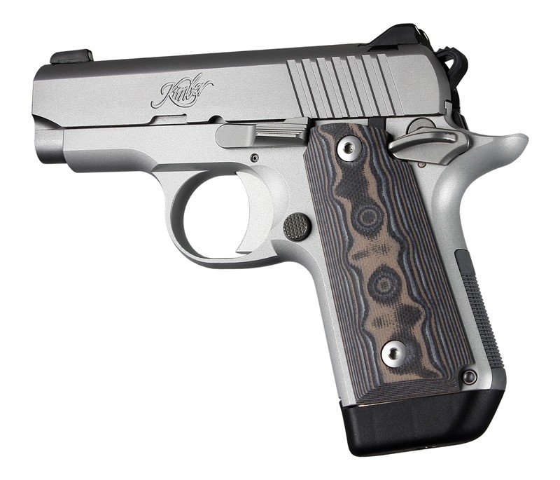 Kimber Micro .380 Ambidextrous Smooth G10 - G-Mascus Black/Grey 