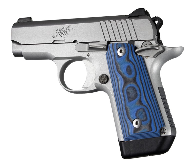 Kimber Micro .380 Ambidextrous Smooth G10 - G-Mascus Blue Lava