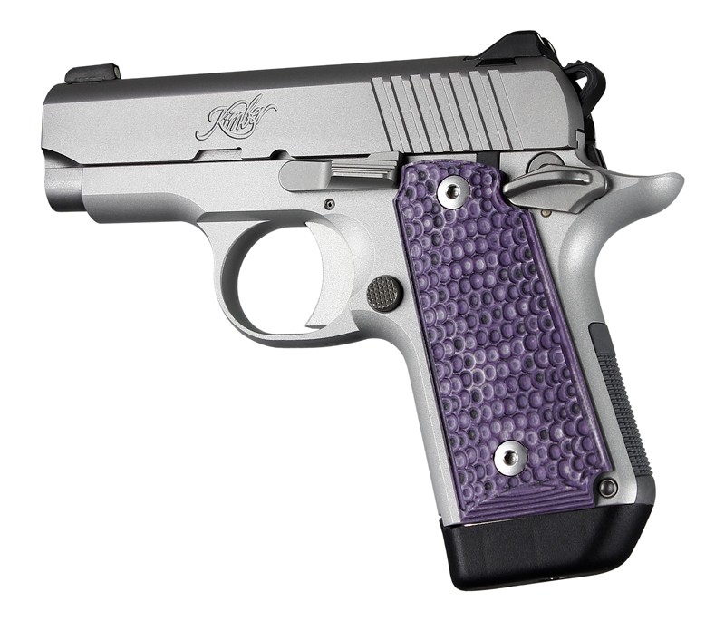 Kimber Micro .380 Ambidextrous Piranha G10 - G-Mascus Purple Lava