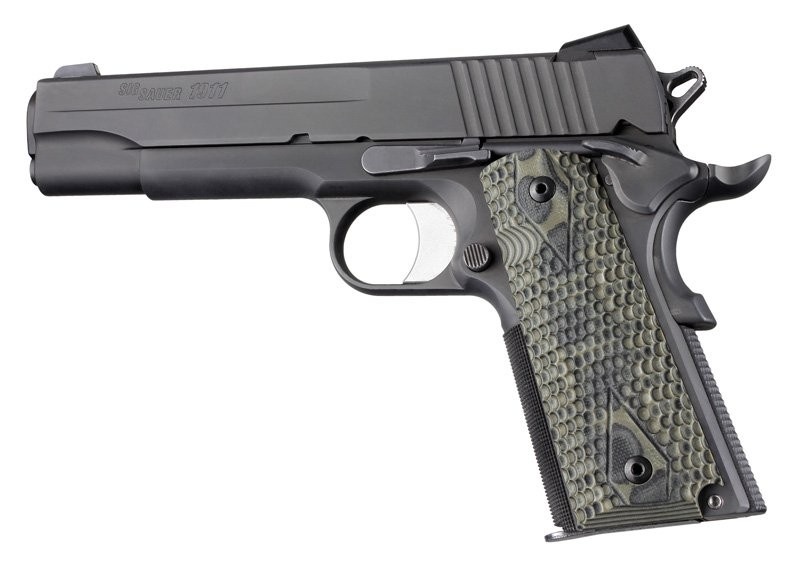 1911 Govt. Model Piranha Grip G-Mascus Green G10