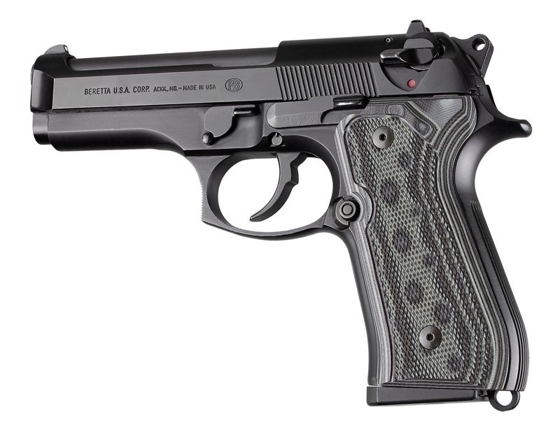 Beretta 92FS Checkered G10 - G-Mascus Black/Gray