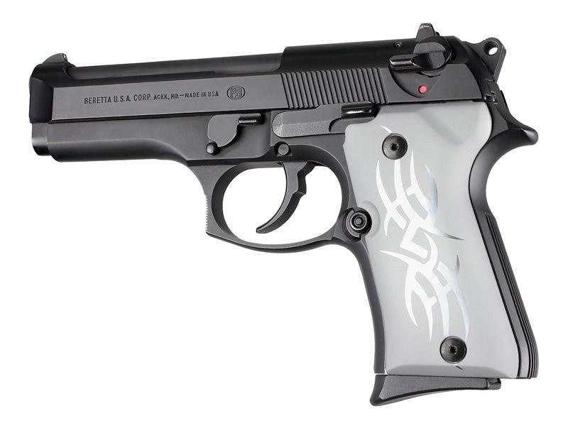 Beretta 92 Compact Tribal Aluminum - Clear Anodize