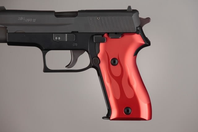 SIG Sauer P225 Flames Aluminum - Red Anodize