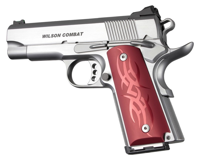 1911 Officers Model Tribal Aluminum - Red Anodized