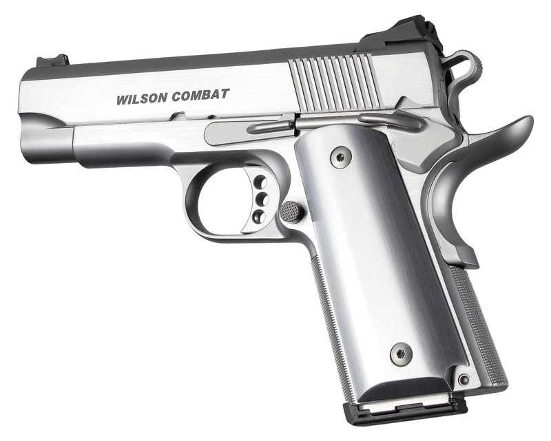 1911 Officers Model Aluminum - Brushed Gloss Clear Anodized