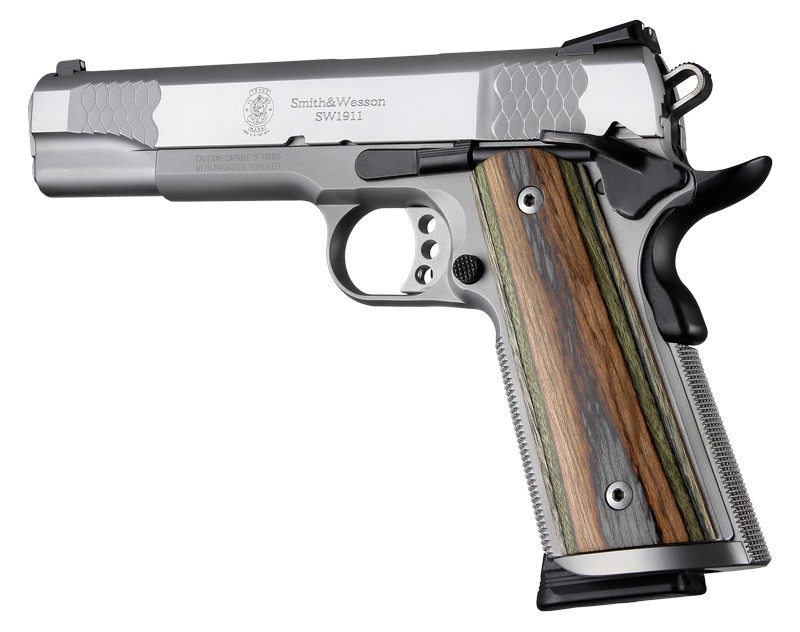 1911 Govt. Model Lamo Camo S&A/Techwell Mag Well, Ambi-Cut Panels