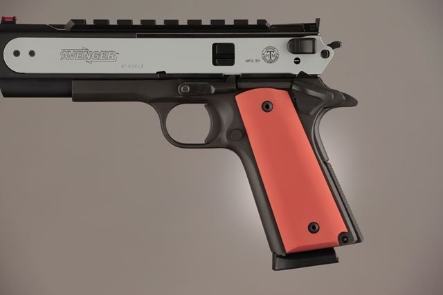 1911 Govt. Model 3/16 Thin Aluminum - Matte Red Anodized