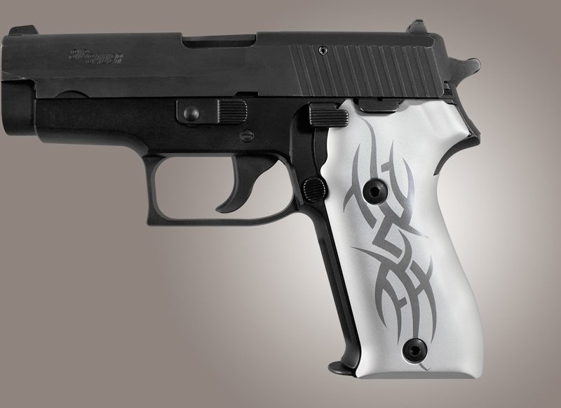 SIG Sauer P225 Tribal Aluminum - Clear Anodize
