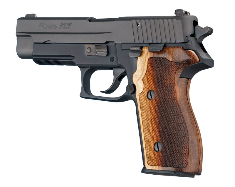 SIG Sauer P227 DA/SA Goncalo Alves Checkered