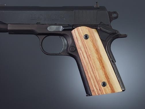 1911 Officers Model Tulipwood S&A Mag.-well