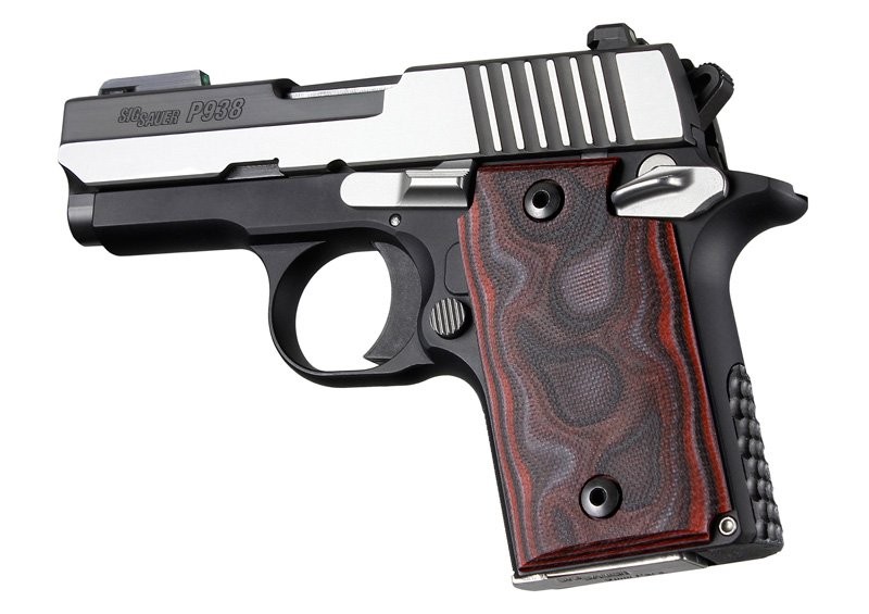 SIG Sauer P938 Ambi Smooth G-Mascus Red Lava G10