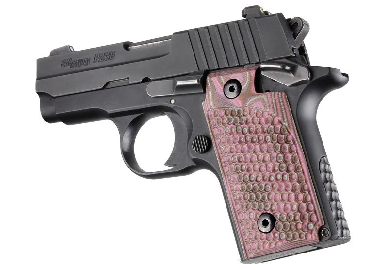 SIG Sauer P238 Piranha Grip G10 - G-Mascus Pink Lava