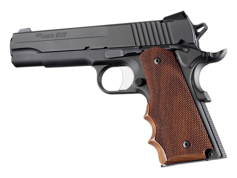 1911 Govt. Model Pau Ferro With Finger Grooves Checkered