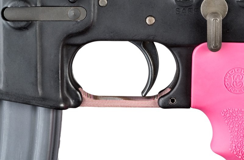 AR-15/M-16 Straight Trigger Guard G10 - G-Mascus Pink Lava