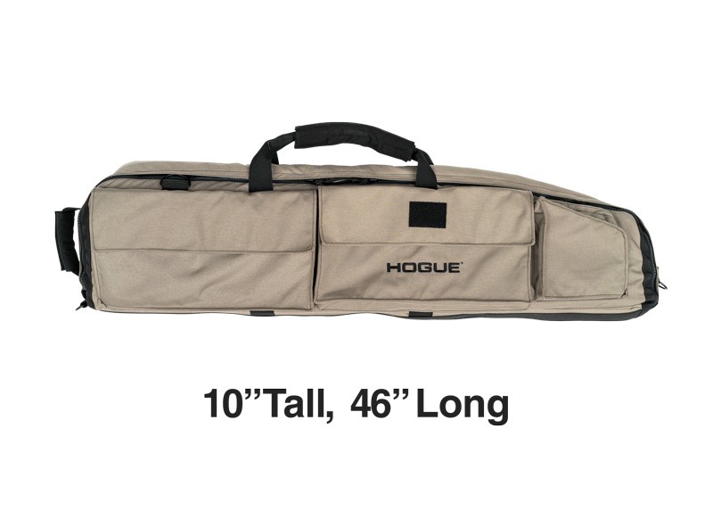 Large Double Rifle Bag - FDE 10" Tall 46" Long