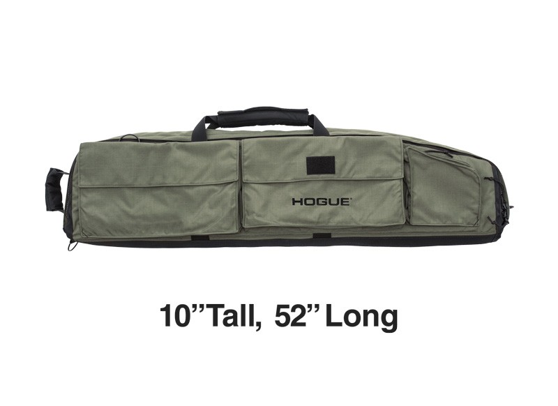 Extra Large Double Rifle Bag - OD Green 10" Tall 52" Long