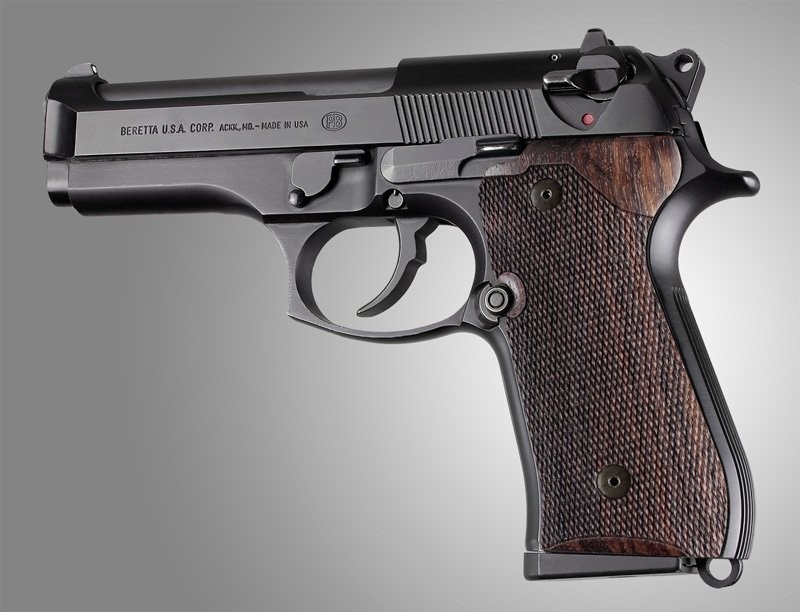 Beretta 92 Rosewood Checkered