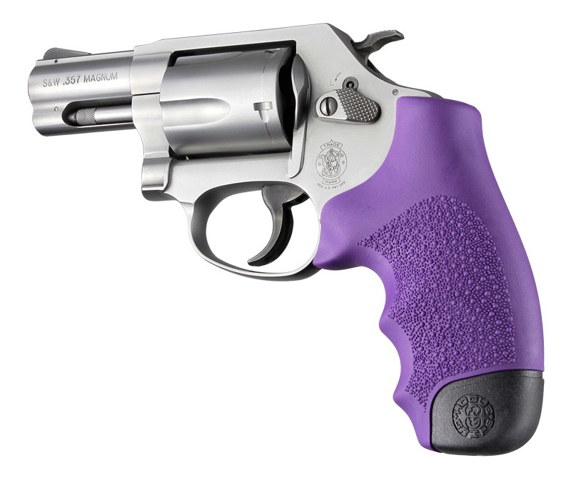 S&W J Frame Round Butt Rubber Monogrip Purple