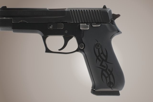 SIG Sauer P220 American Tribal Aluminum - Black Anodize