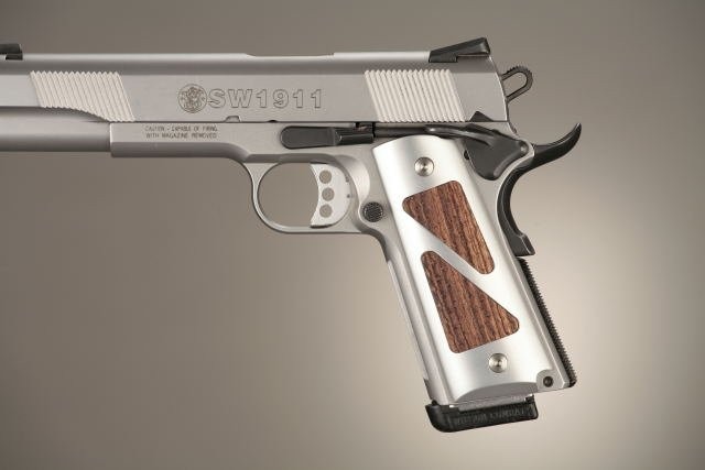 1911 Govt. Model Hybrid Aluminum - Brushed Gloss Clear - Kingwood Insert