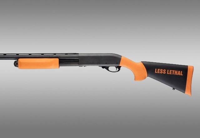 Remington 870 12 Gauge Less Lethal Orange OverMolded Shotgun Stock w/forend