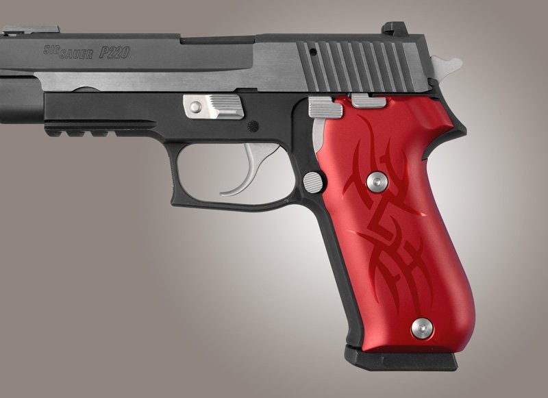 SIG Sauer P220 American Tribal Aluminum - Red Anodize