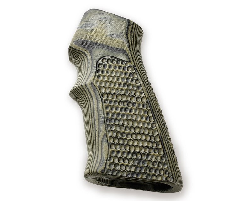 AR15 / M16 Piranha Grip G10 - G-Mascus Green