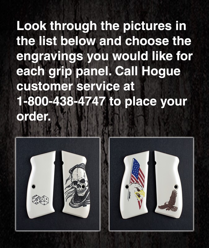 CZ-75 Select Your Own Scrimshaw Design