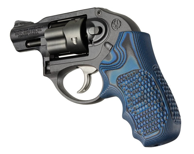 Ruger LCR/LCRx Piranha Grip G10 - G-Mascus Blue Lava