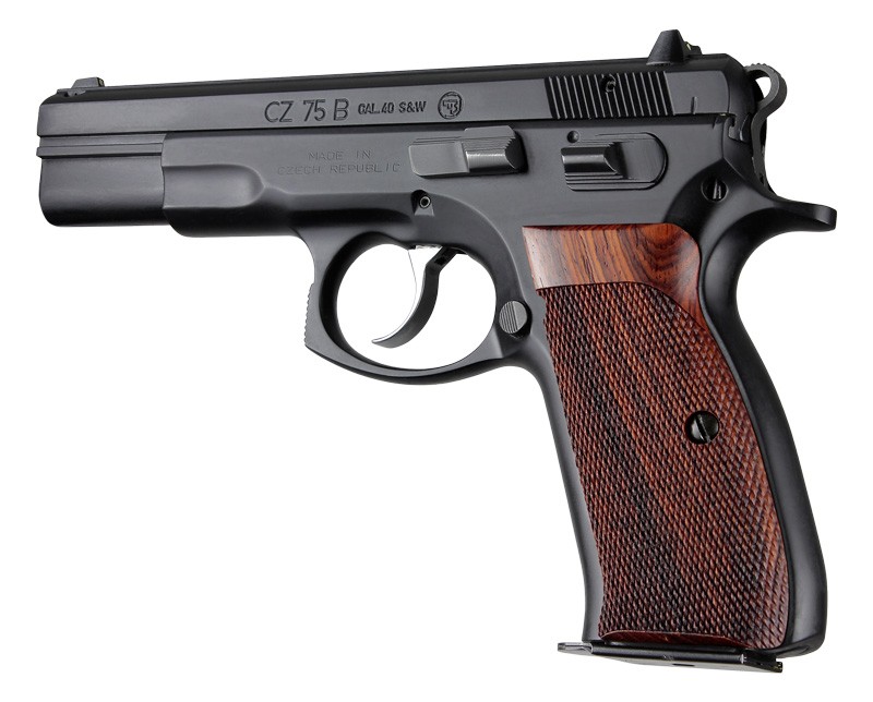 CZ-75, CZ-85 Cocobolo Checkered