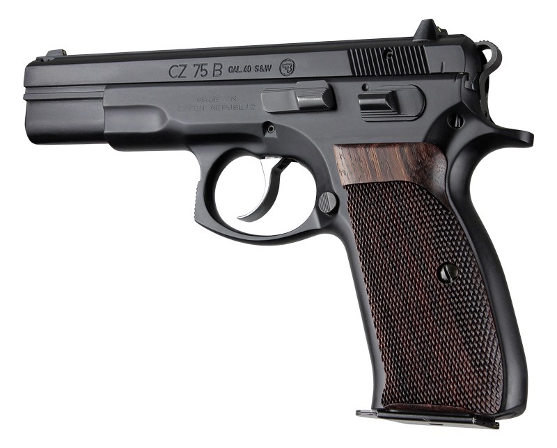 CZ-75, CZ-85 Rosewood Checkered