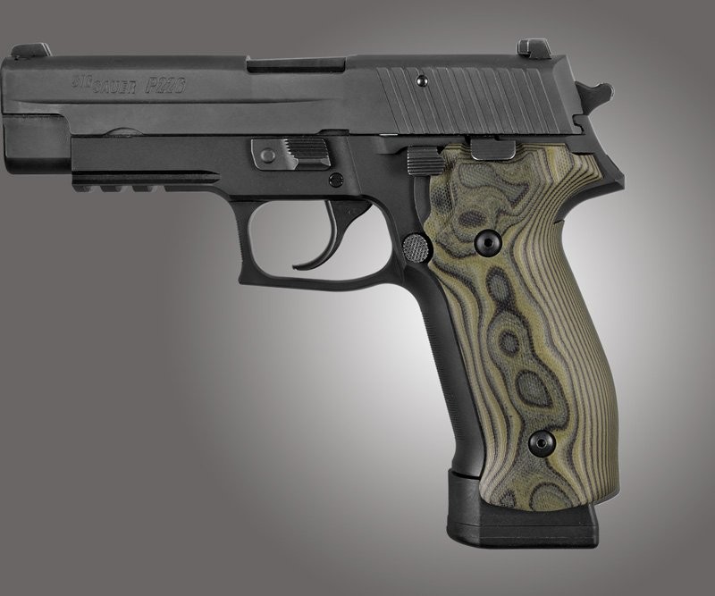SIG Sauer P226 DA/SA Magrip Smooth G10 - G-Mascus Green 